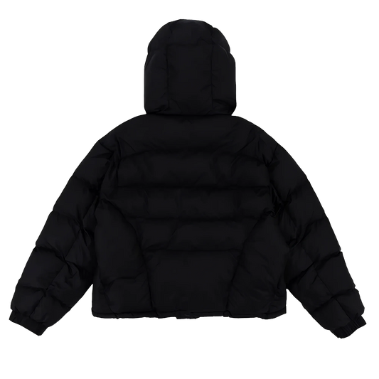 Ominous Black Apex Puffer Jacket Back