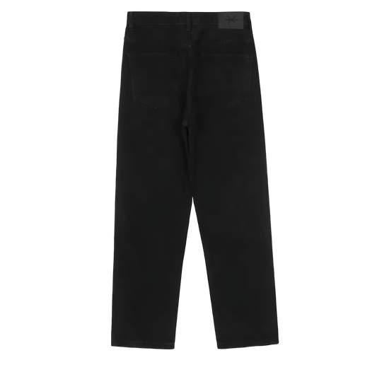 Wide Stiffened Denim Trouser