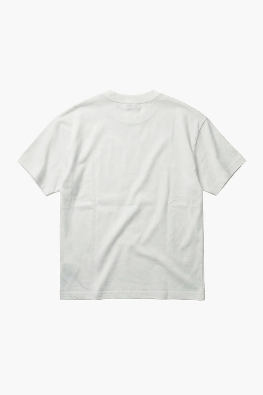 White t-shirt on a white background