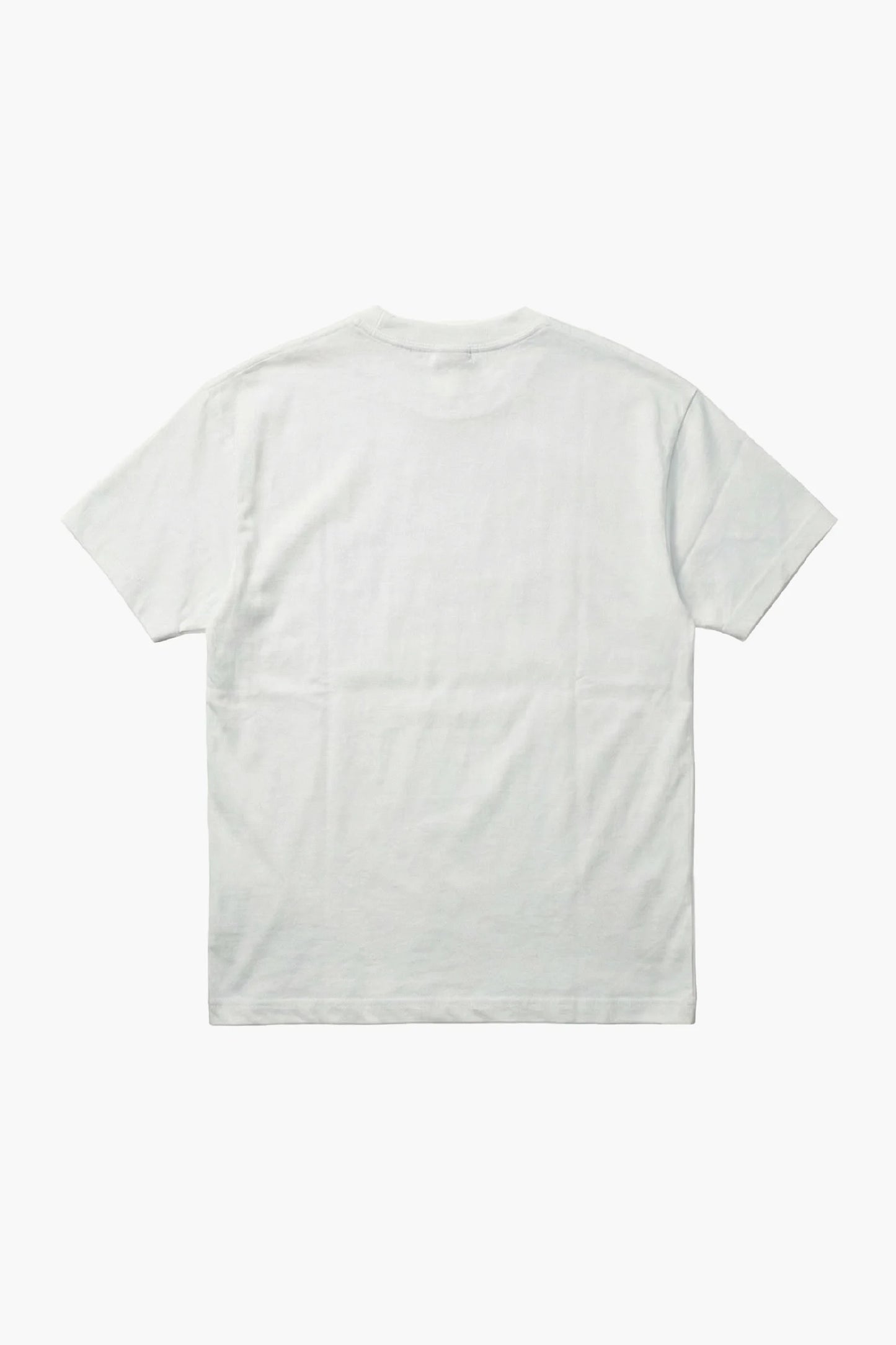 White t-shirt on a white background