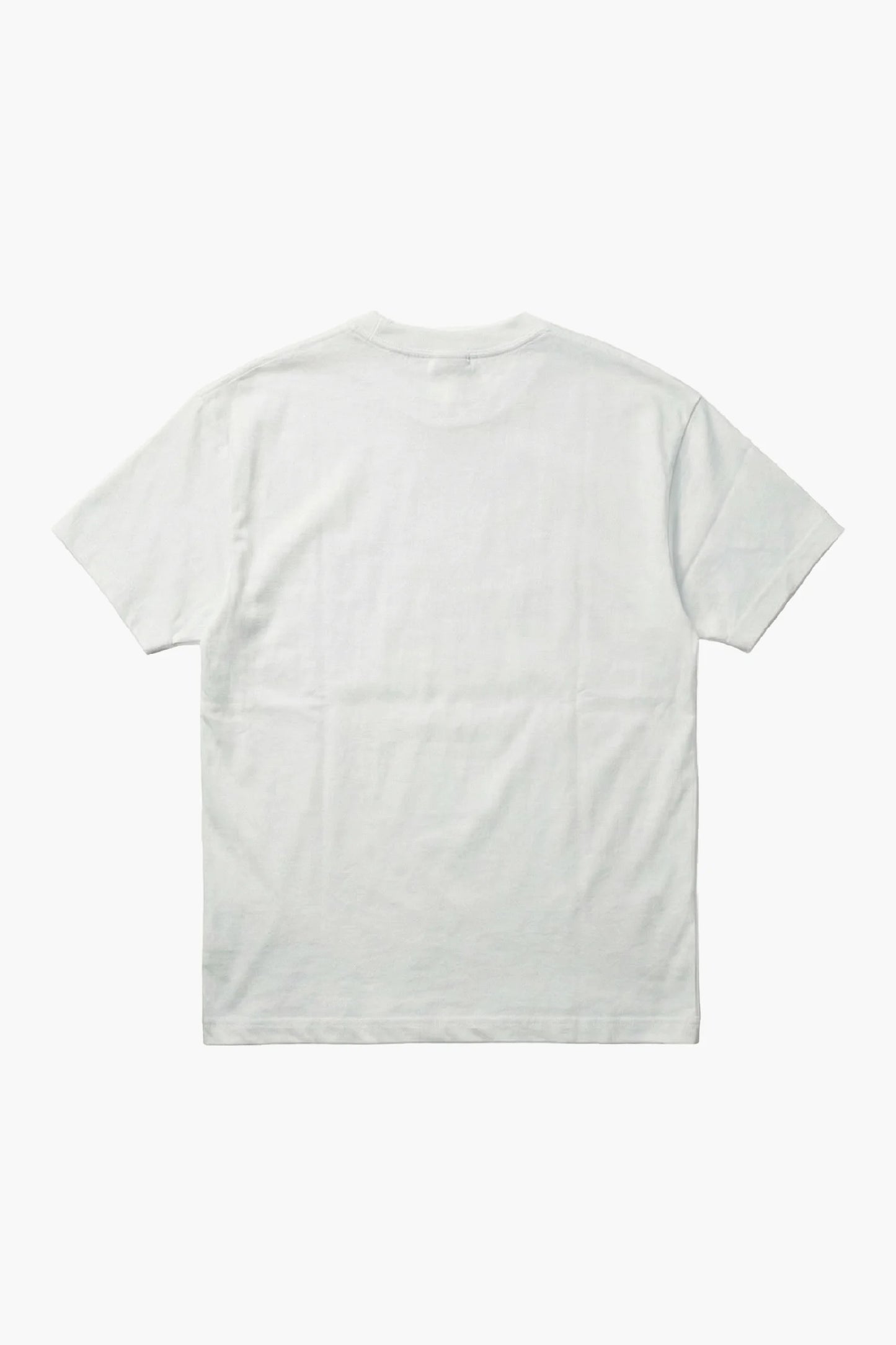 White t-shirt on a white background